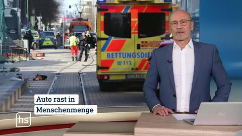 Moderator vor Bild mit Topthema