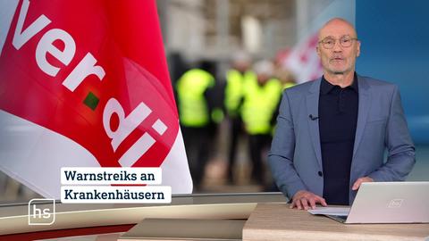 Moderator vor Bild mit Topthema