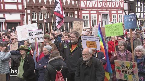 Teilnehmer einer Demo