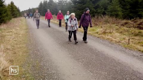 Eine Wandergesellschaft