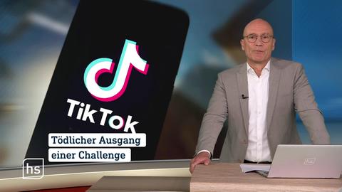 Moderator vor Bild mit Topthema