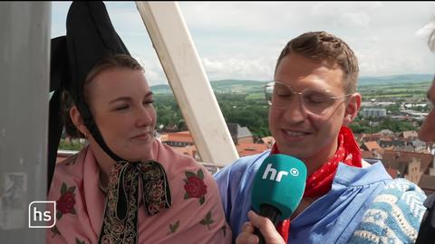 Interview auf dem Hessentagsriesenrad