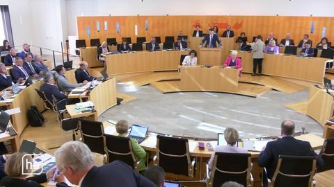 Sitzung im landtag