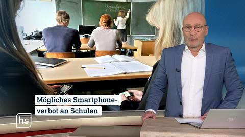 Moderator vor Bild mit Topthema