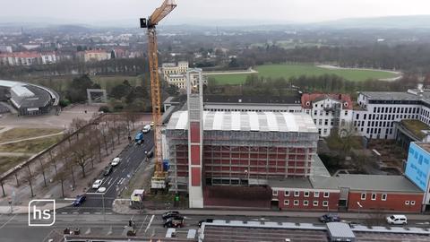 Baustelle von oben