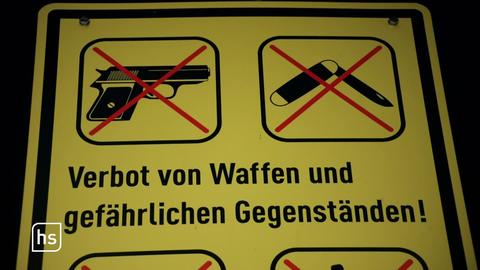 Waffenverbotsschild