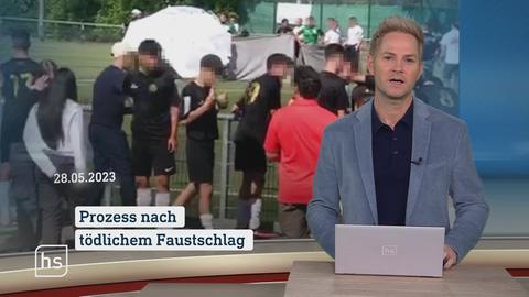 Moderator vor Bild mit Topthema
