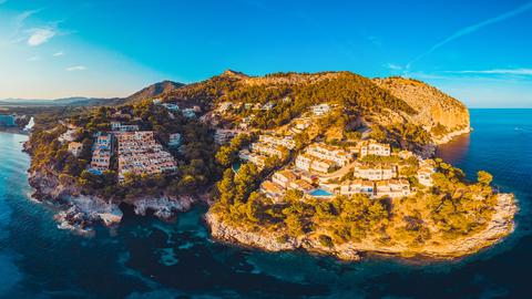 Riesenpanorama von Mallorca