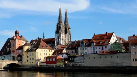 Regensburger Dom, Beginn der Kathedralgotik in Bayern. 