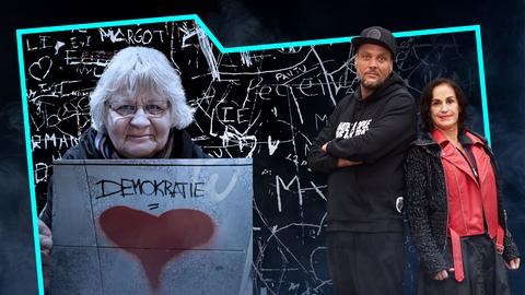Podcaster Basti Red und Gerichtsreporterin Heike Borufka