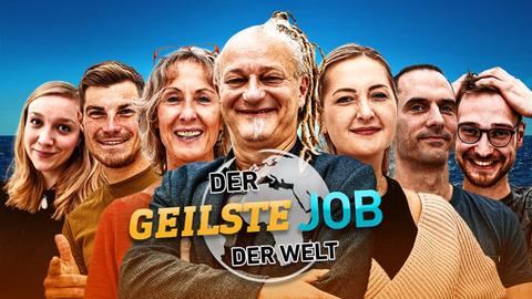 Reiseprofi Andreas Damson und die sechs Kandidat*innen für den geilsten Job der Welt