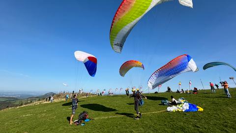 Wasserkuppe Gleitschirm Paraglide 