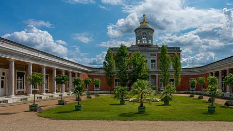 Das Marmorpalais im Neuen Garten in Potsdam. 