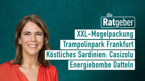 Themen sind u.a.: XXL-Mogelpackung, Trampolinpark Frankfurt, Köstliches Sardinien: Casizolu, Energiebombe Datteln.