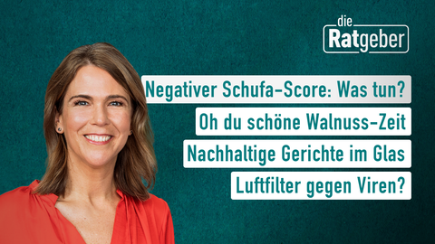 Themen sind u.a.: Negativer Schufa-Score: Was tun?, Oh du schöne Walnuss-Zeit, Nachhaltige Gerichte im Glas, Luftfilter gegen Viren?