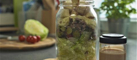 Burger im Glas