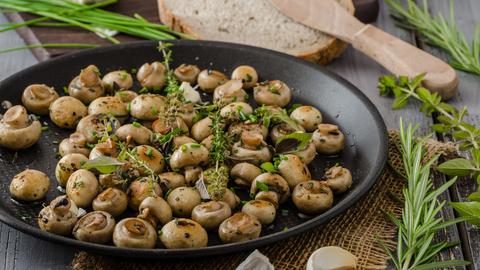 Kräuter Champignons