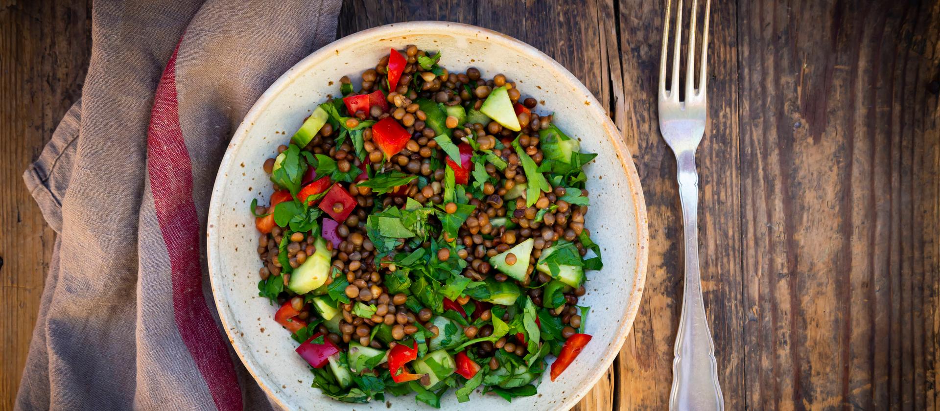Rezept: Linsensalat mit Feta und Senf-Vinaigrette | hr-fernsehen.de ...