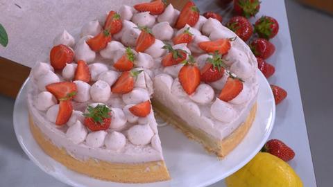 Mandel-Erdbeer-Tarte