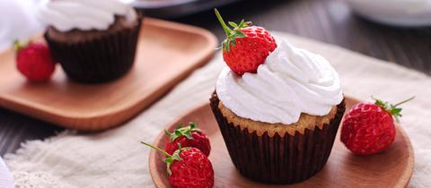 Erdbeer Cupcake, Strawberry Cupcake