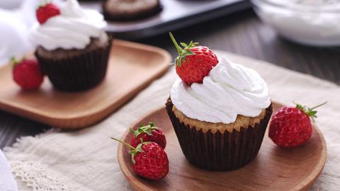 Erdbeer Cupcake, Strawberry Cupcake