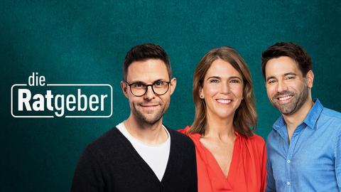 Sie moderieren die Ratgeber: Anne Brünning, Kai Fischer und Danie Johé