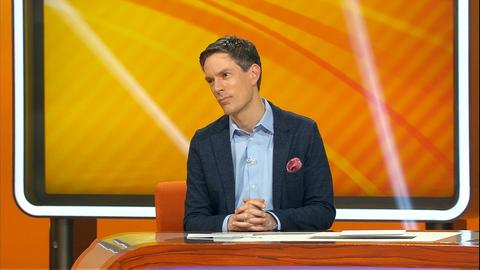 Kandidaten dings vom dach Moderator Sven Lorig