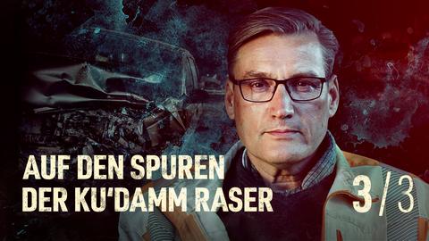 Mann, im Hintergrund ein Verkehrsunfall