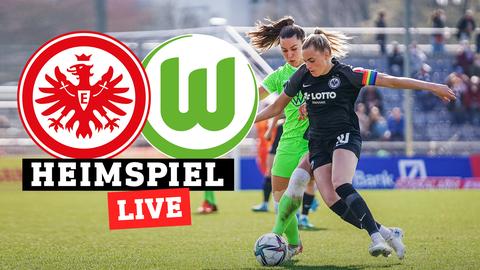 Laura Freigang (10, Frankfurt) und Lena Oberdorf (5, Wolfsburg)