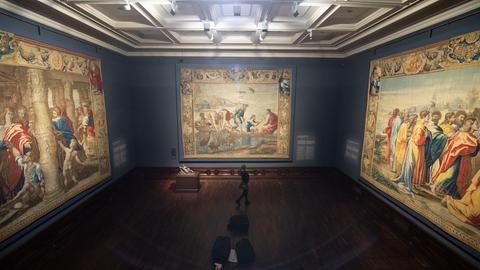 Die Raffael-Ausstellung in der Gemäldegalerie Alte Meister in Dresden. 
