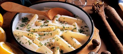 Schwarzwurzeln in Sahnesauce