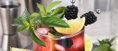 Blaubeer Mojito 