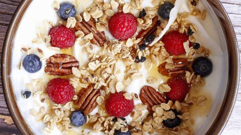 Baked Oats mit Beeren