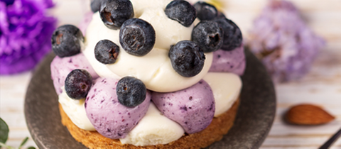 Blaubeer-Baiser 