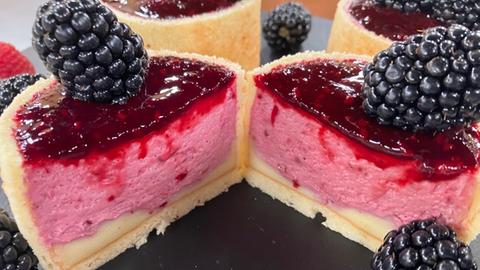 Champagnertörtchen mit Brombeermousse