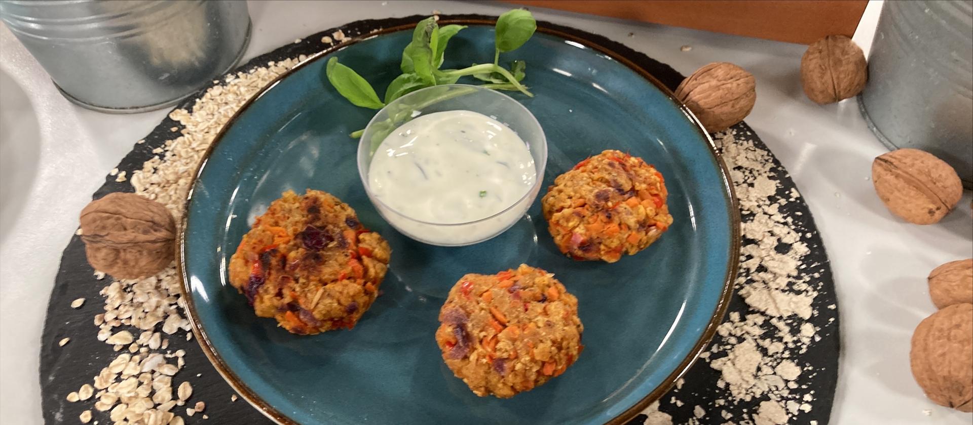 Rezept: Hafer-Gemüsebratlinge | hr-fernsehen.de | Rezepte