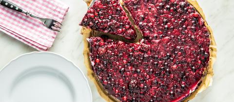 Beeren-Frischkäse-Torte 