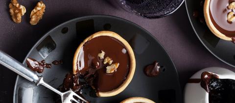 Tartelettes mit Schokolade