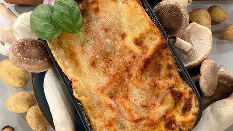 Lasagne mit Pilzen