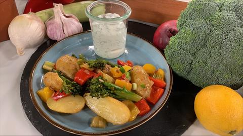 Gemüse-Kartoffel-Pfanne
