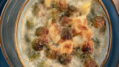 Rosenkohl-Kartoffelauflauf