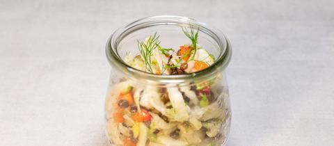 Salat im Weckglas