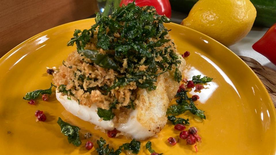 Rezept: Schlemmerfilet &amp;quot;Bordelaise&amp;quot; mit Gurken-Dill-Salat | hr ...