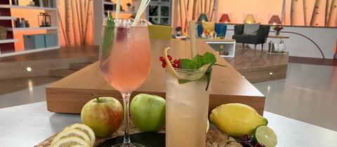 Sommer-Cocktails im Fernsehstudio