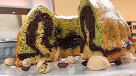 Tricolor-Marmorkuchen