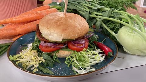 Veganer Quinoa-Burger