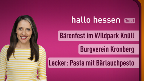 Moderatorin Selma Üsük sowie die Themen bei "hallo hessen" am 2x.03.2023: