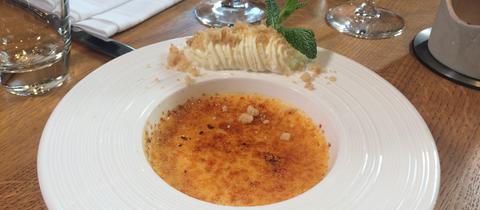 Crème Brûlée aus Schafsmilch