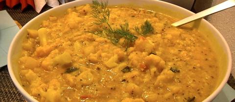 Blumenkohl-Kartoffel-Curry