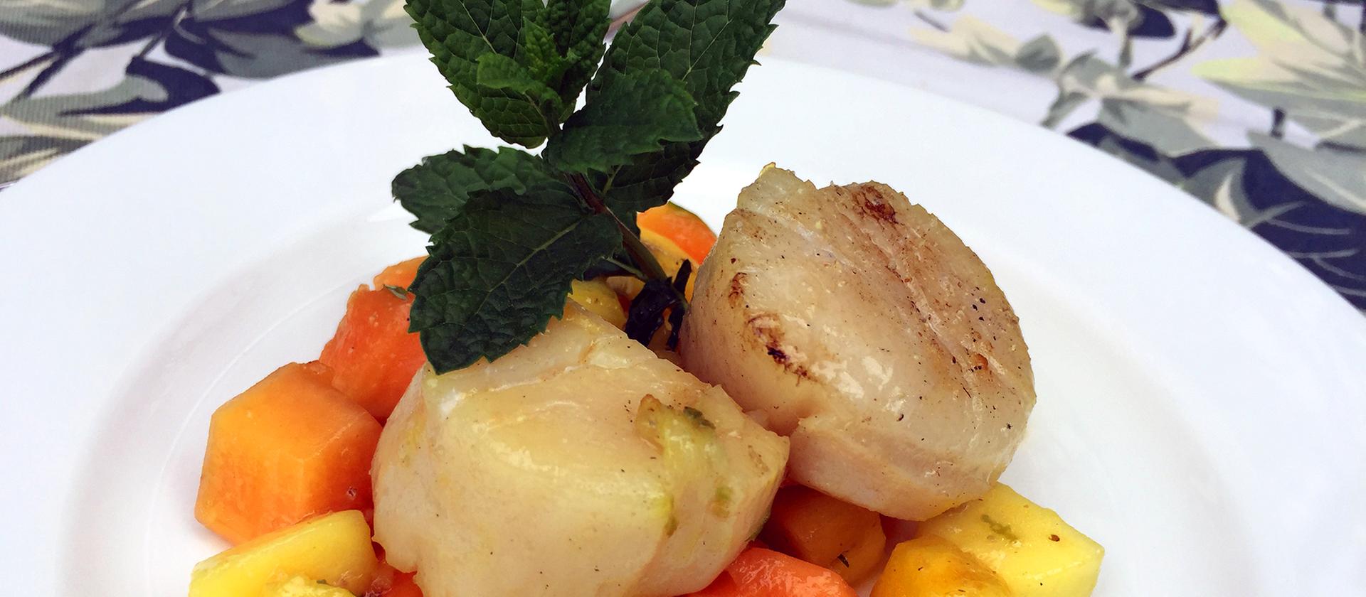 Jakobsmuscheln Mit Ananasbutter - Rezepte Suchen